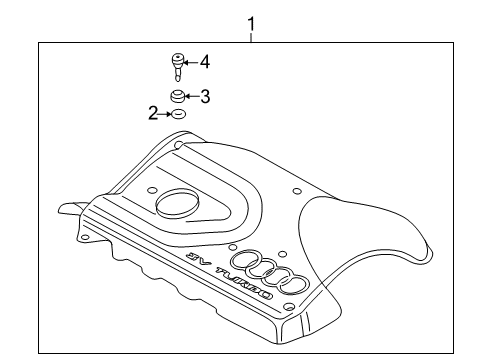 2006 Audi TT Engine Appearance Cover