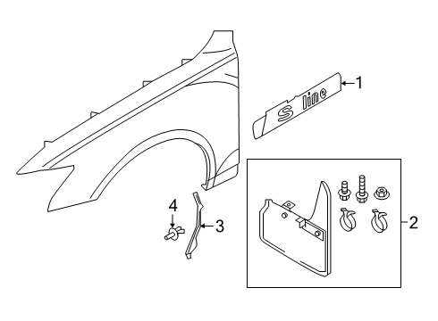 2022 Audi S6 Exterior Trim - Fender