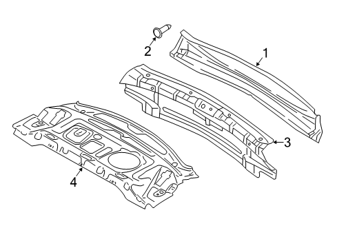 2021 Audi S4 Rear Body