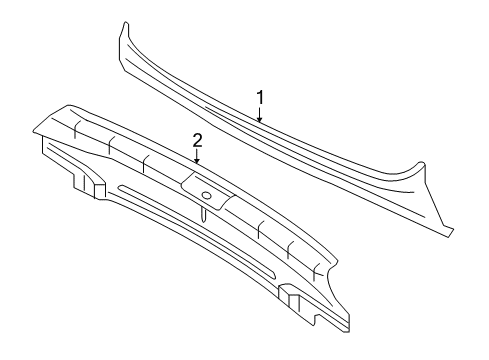 2013 Audi RS5 Rear Body Diagram 1