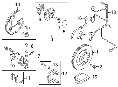 2015 Audi S4 Brake Components