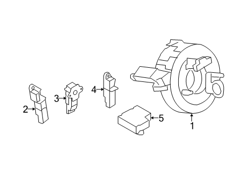 2015 Audi A4 Quattro Air Bag Components Diagram 2