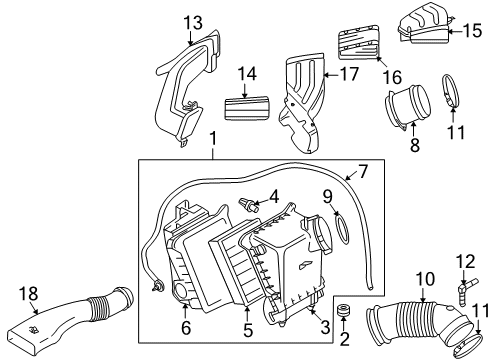 2008 Audi RS4 Intake Manifold Diagram for 8E0-129-617-D