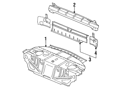 1995 Audi S6 Rear Body