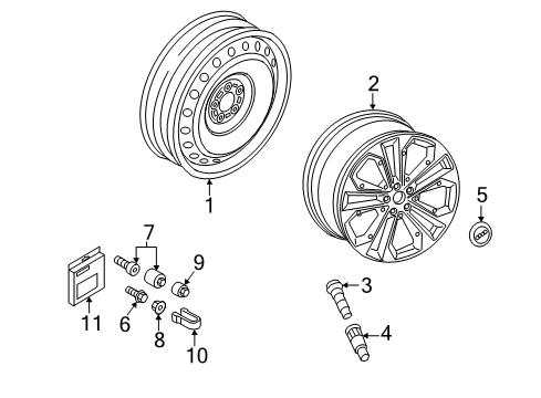 2022 Audi Q3 Wheels Diagram 3