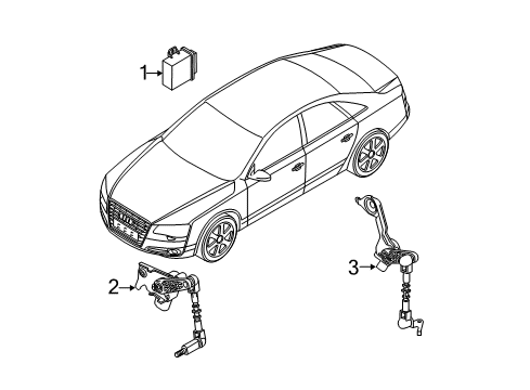 2015 Audi S8 Electrical Components Diagram 6