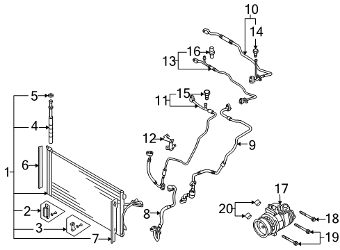 2010 Audi Q7 Air Conditioner Diagram 1