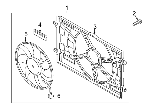 2016 Audi A3 Sportback e-tron Cooling System, Radiator, Water Pump, Cooling Fan