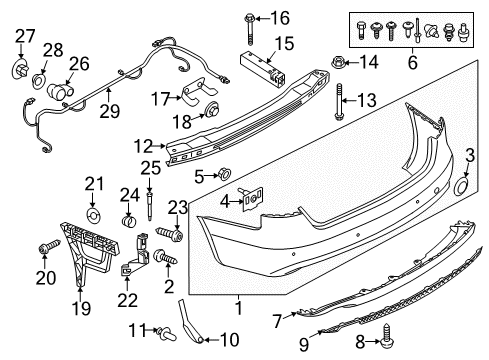 2014 Audi A4 Parking Aid Diagram 2