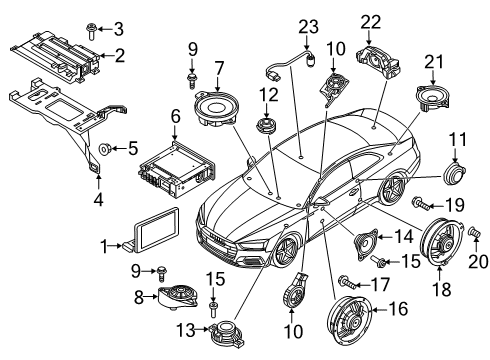 2022 Audi A5 Sportback Sound System