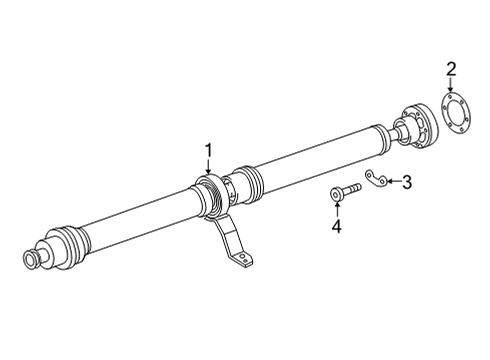 2021 Audi RS6 Avant Drive Shaft - Rear