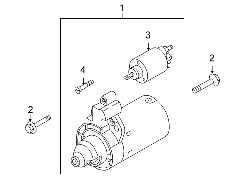 2014 Audi A5 Quattro Starter, Electrical Diagram 1