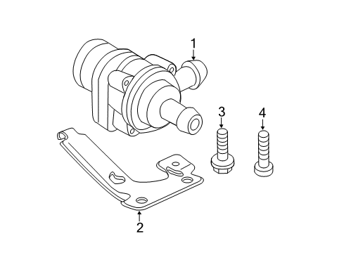 2012 Audi TTS Quattro Water Pump Diagram 3