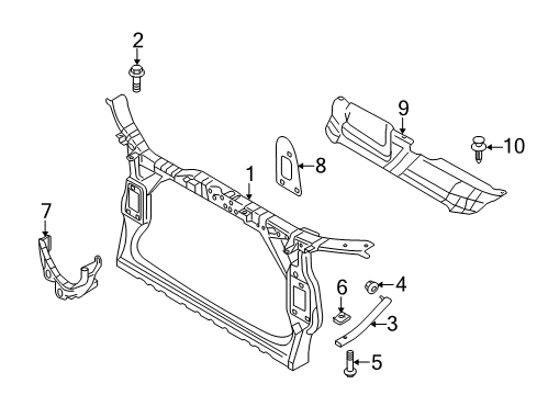 2015 Audi allroad Radiator Support