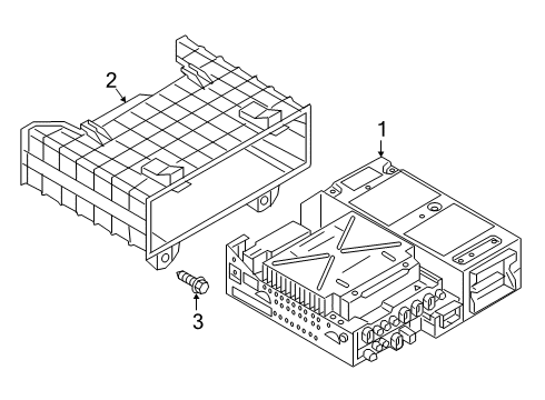 2023 Audi e-tron Quattro Sound System Diagram 1