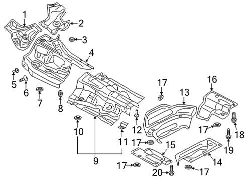 2022 Audi RS7 Sportback Heat Shields