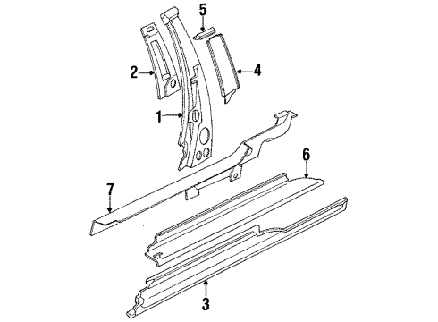 1990 Audi Coupe Quattro Rocker Panel