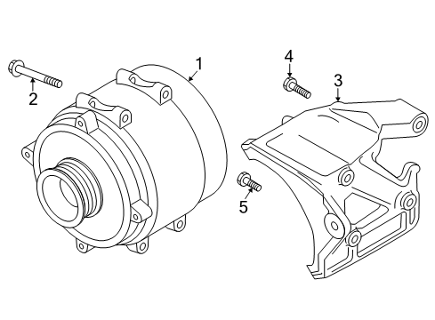 2023 Audi A7 Sportback Alternator