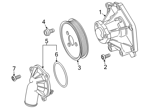 2011 Audi Q7 Water Pump Diagram 3