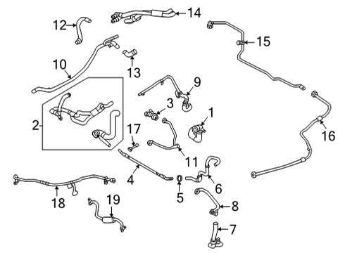 2021 Audi S4 Hoses & Lines