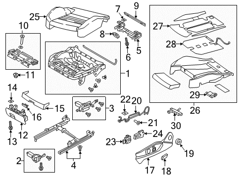 2018 Audi A3 Lumbar Control Seats Diagram 2