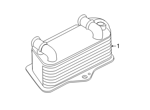 2019 Audi TT Quattro Trans Oil Cooler Diagram 1