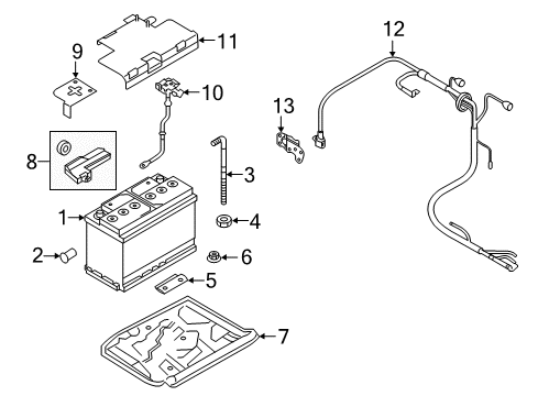 2017 Audi Q7 Battery