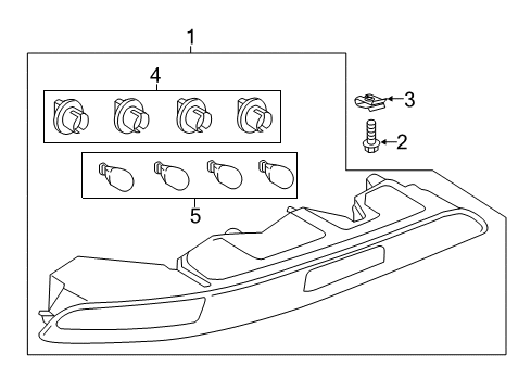 2016 Audi Q3 Tail Lamps Diagram 1