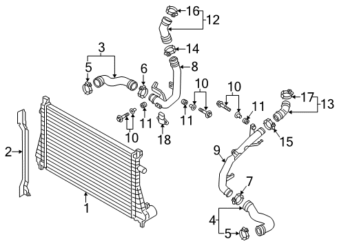 2019 Audi S3 Intercooler Diagram 3