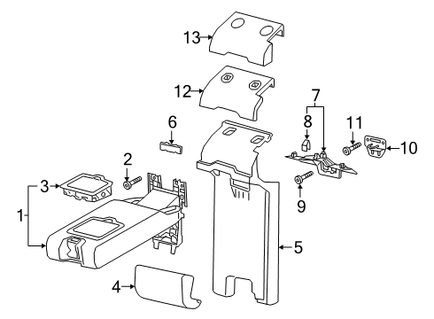 2023 Audi RS Q8 Second Row Seats Diagram 3