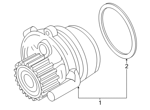 2007 Audi A4 Water Pump Diagram 2