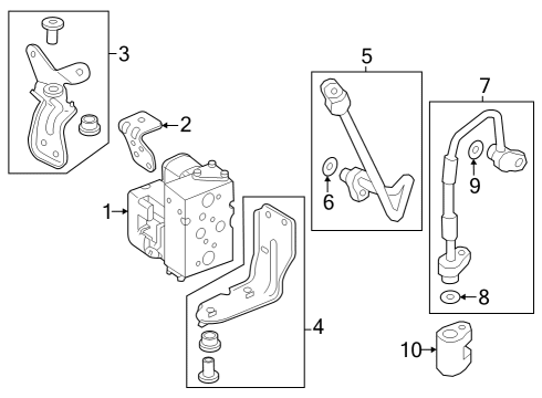 2024 Audi Q8 e-tron Air Conditioner & Heater Components Diagram 3