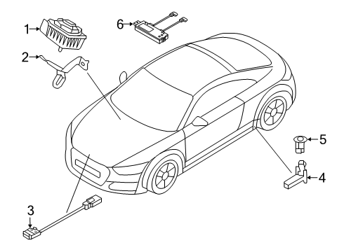 2018 Audi TT RS Quattro Alarm System