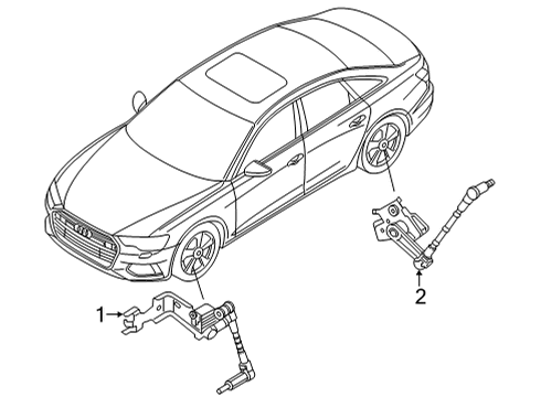 2020 Audi A6 allroad Electrical Components Diagram 2