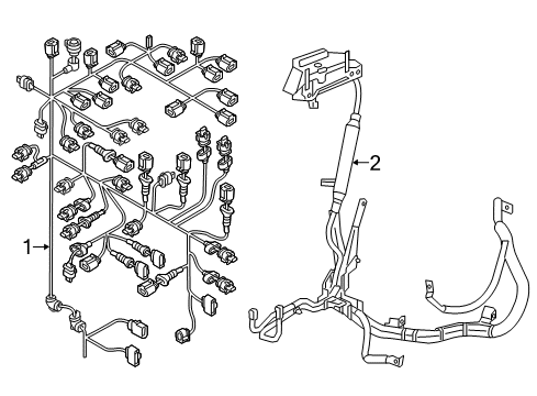 2015 Audi S8 Wiring Harness