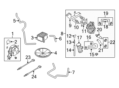 2008 Audi A6 Emission Components