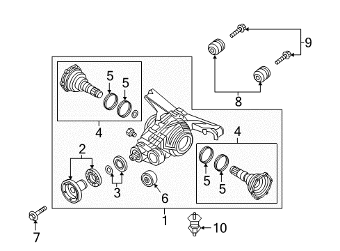 2023 Audi Q7 Axle & Differential - Rear