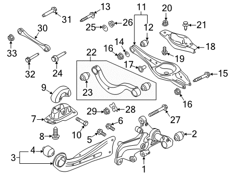 2018 Audi A3 Quattro Rear Suspension Diagram 2