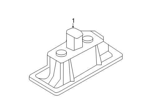 2015 Audi A3 License Lamps Diagram 1