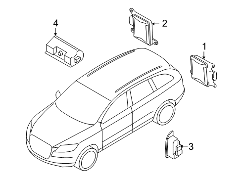 2015 Audi Q5 Electrical Components Diagram 2