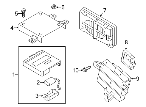 2019 Audi e-tron Quattro Battery Diagram for 4K0-915-989-A