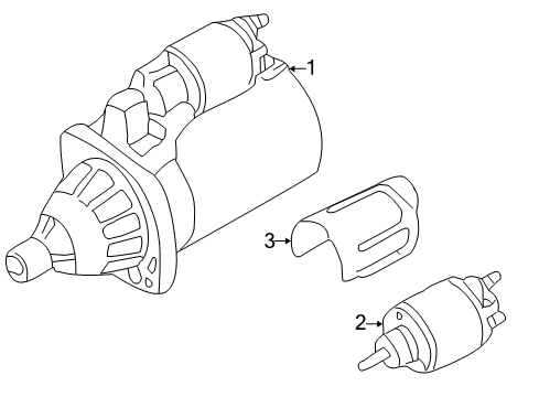 1998 Audi A6 Quattro Starter