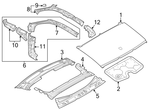 2023 Audi RS3 Roof & Components