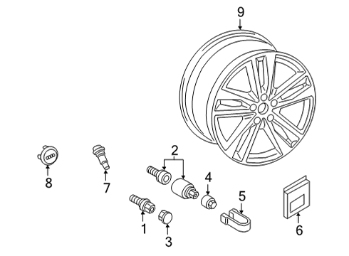 2022 Audi A6 allroad Wheels, Covers & Trim