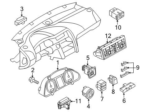 2013 Audi Q7 A/C & Heater Control Units