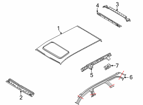 2005 Audi Allroad Quattro Roof & Components