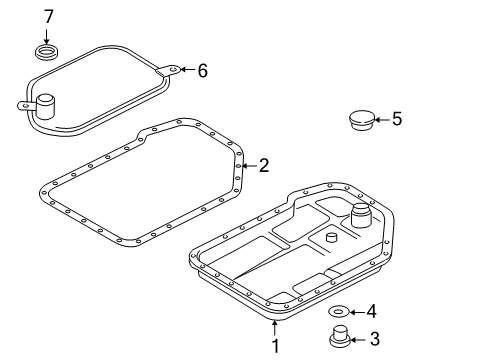 2002 Audi A4 Quattro Automatic Transmission, Maintenance Diagram 1