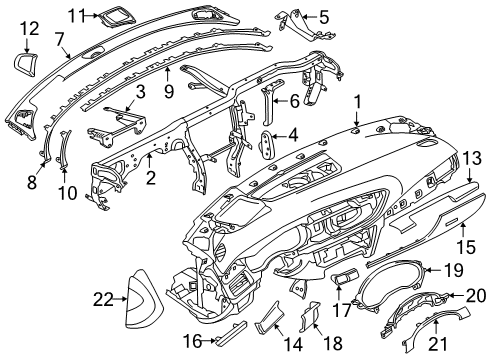 2018 Audi A6 Quattro Instrument Panel