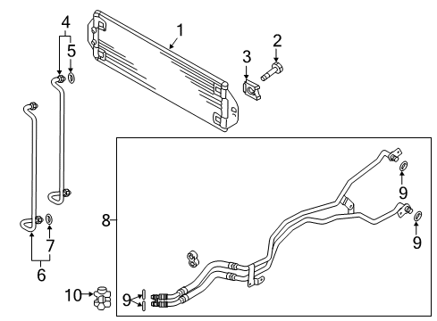 2014 Audi Q7 Trans Oil Cooler Diagram 2