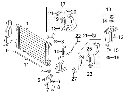 2015 Audi allroad Radiator & Components